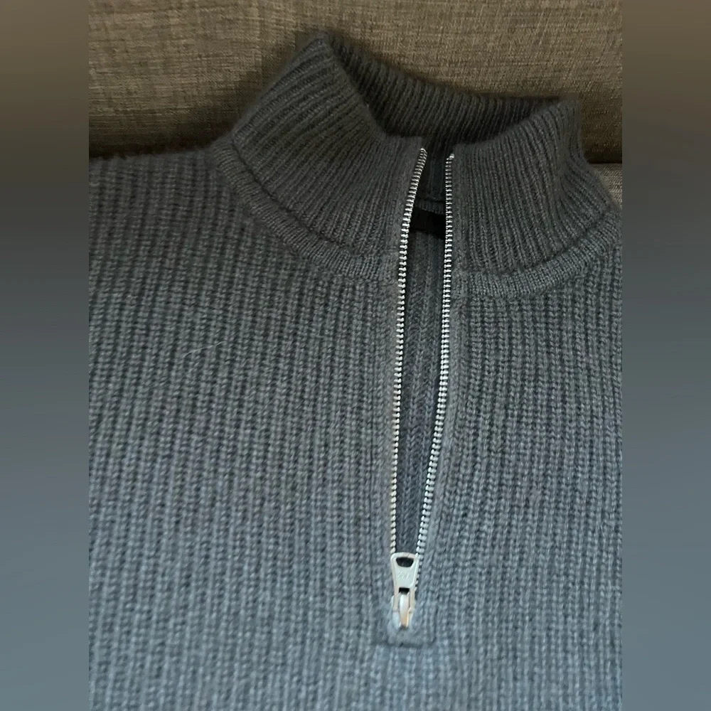JENNI KAYNE quarter zip cashmere sweater - Picture 3 of 4